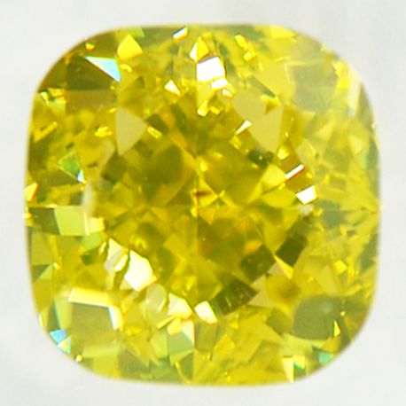 Cushion Shape Diamond Fancy Yellow IGI Certified 1.41 Carat SI1
