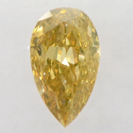 Pear Shape Diamond Natural Fancy Brown 0.30 Carat SI1 IGI Certificate
