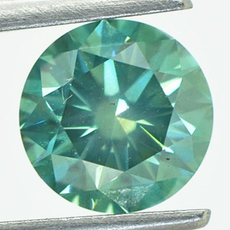 Round Cut Diamond Fancy Green Color VS2 2.17 Carat