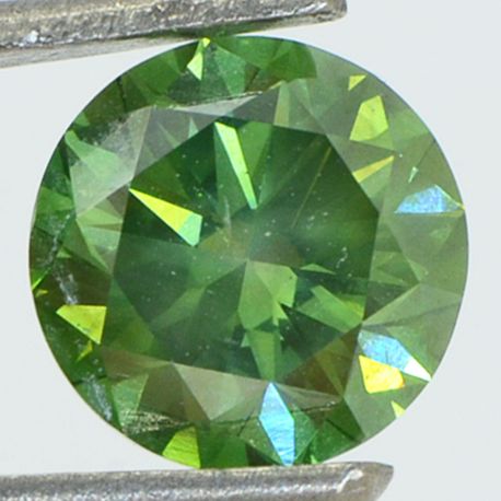 Round Cut Diamond Fancy Green 2.00 Carat VS1