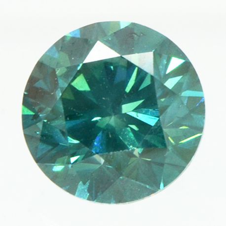 Round Cut Diamond Fancy Green 2.13 Carat VS2