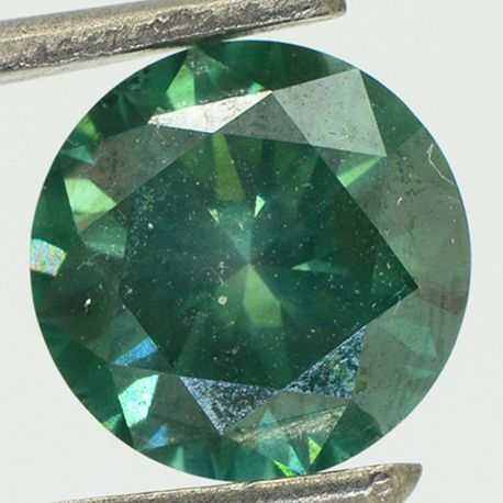 Round Cut Diamond Fancy Green 2.08 Carat VS2