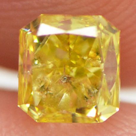 Loose Yellow Radiant Diamond 1.01 Carat SI2