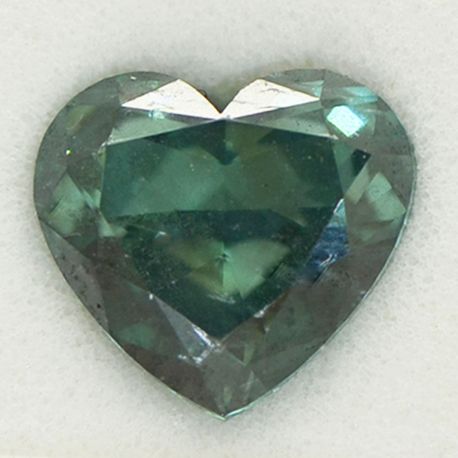 Heart Shape Diamond Fancy Green Color VS2 2.71 Carat