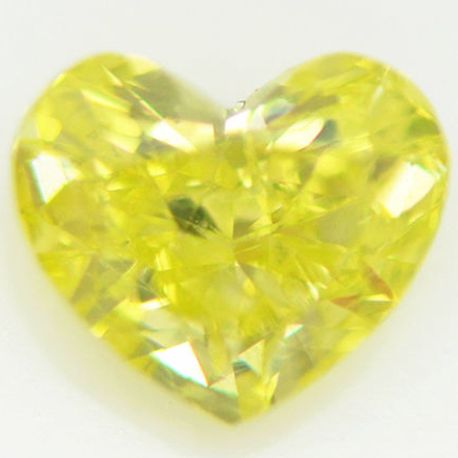 Loose Yellow Heart Diamond 1.02 Carat SI1