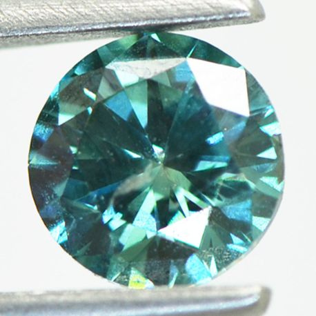 Loose Green Diamond Round Shaped 1.01 Carat SI1