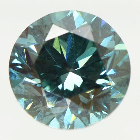Loose Green Round Diamond VS1 1.08 Carat