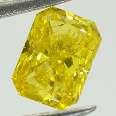 Loose Yellow Radiant Diamond 0.96 Carat SI1