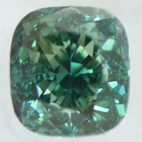 Cushion Cut Diamond Fancy Green 1.44 Carat VS1 Certified IGI Certified