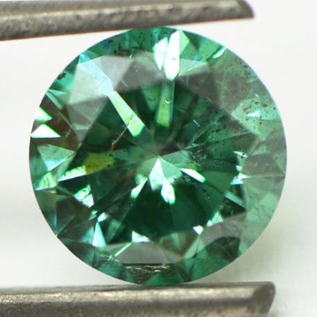 Fancy Green Round Diamond 1.00 Carat SI1