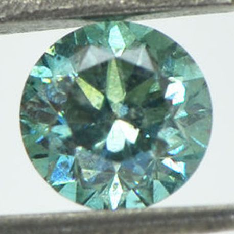 Loose Fancy Green Round Diamond 1.11 Carat SI1