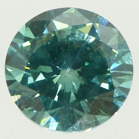 Round Cut Diamond Fancy Green Color 1.02 Carat VS2