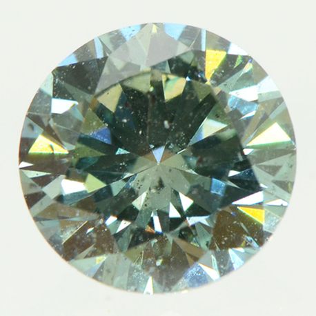 Round Shape Diamond Fancy Green Color VS2 0.94 Carat
