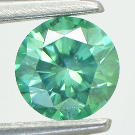 Green Diamond Loose Round Shape VS2 1.15 Carat