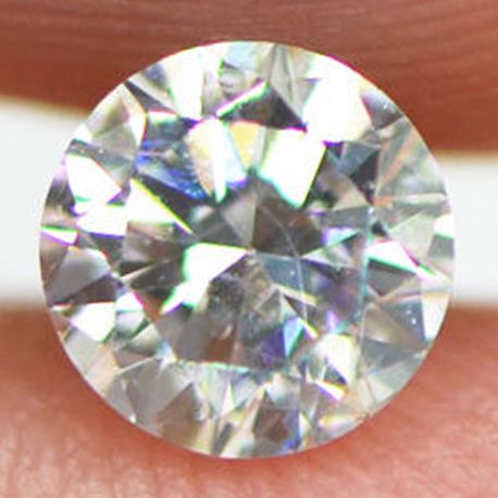 Loose Round Cut White Diamond 0.43 Carat F/VS2