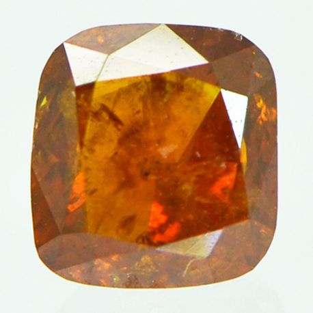 Loose Cushion Diamond Fancy Orange 1.31 Carat SI2