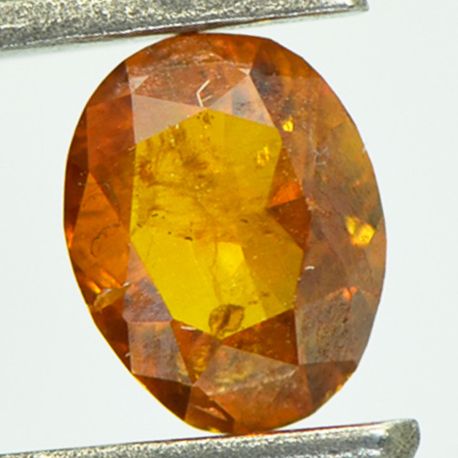Oval Fancy Orange Diamond 0.80 Carat SI2