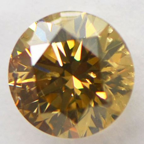 Round Cut Diamond Fancy Brown 1.32 Carat I1 IGI Certificate