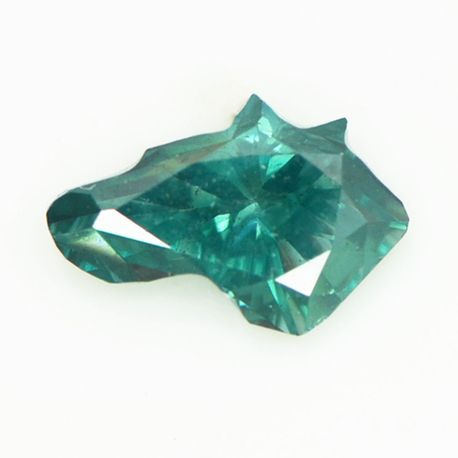 Horse Head Diamond Fancy Blue Color VS2 Certified 0.95 Carat