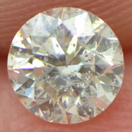 Round Shape Diamond Loose Certified 0.51 Carat H/SI2 Natural Enhanced 4.99 MM