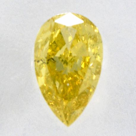 Pear Shape Diamond Fancy Brownish Yellow 0.50 Carat SI1 IGI Certificate