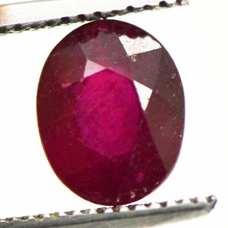 Red Ruby Loose Oval Gemstone 2.04 Carat 
