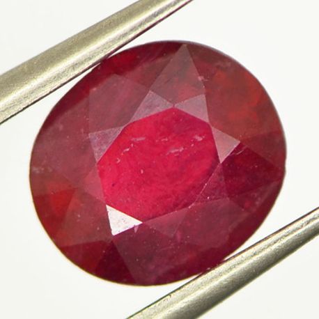 Ruby Gemstone Loose Red Cushion Cut 1.87 Carat