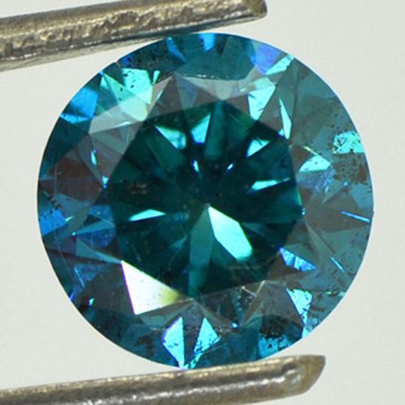 Loose Blue Round Diamond 1.72 Carat SI1