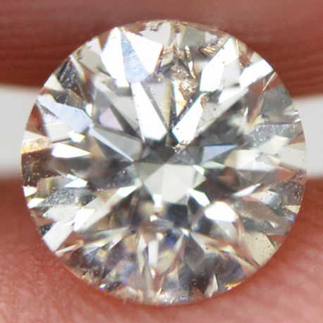 Round Real Diamond 0.53 Carat G SI1