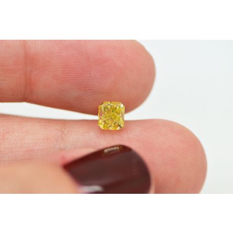 Loose Yellow Radiant Diamond 1.01 Carat SI2