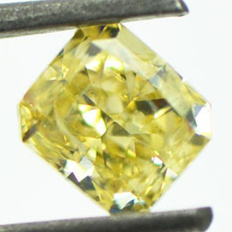 Loose Fancy Yellow Radiant Diamond 1.03 Carat SI1