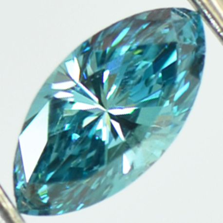 Marquise Shape Diamond Fancy Blue Color 0.51 Carat VS1