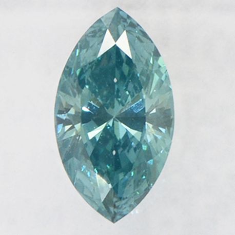 Marquise Diamond Fancy Blue SI1 0.58 Carat IGI Certified