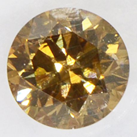 Loose Round Diamond Fancy Brown 0.50 Carat I1 Clarity IGI Certified