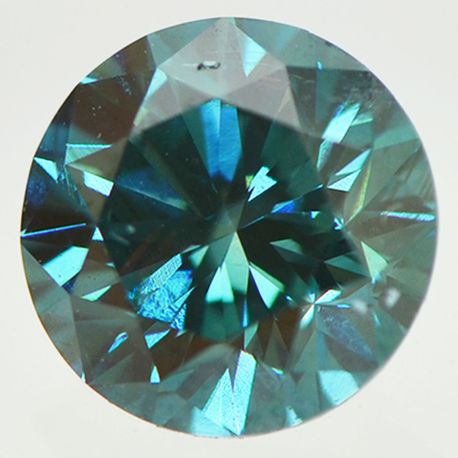 Round Shape Diamond Fancy Blue Certified 1.51 Carat VVS2