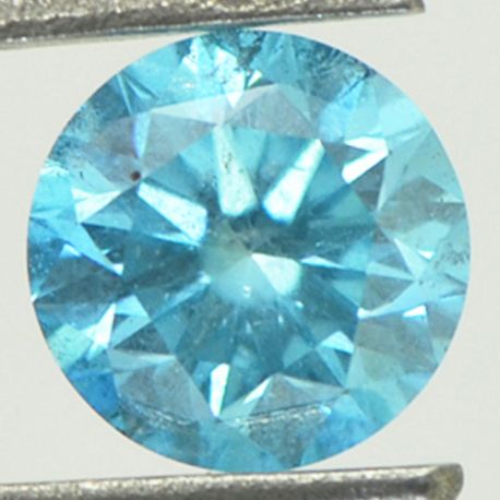 Loose Blue Round Diamond 1.55 Carat SI2