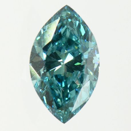 Marquise Cut Diamond Fancy Blue 0.51 Carat VS2