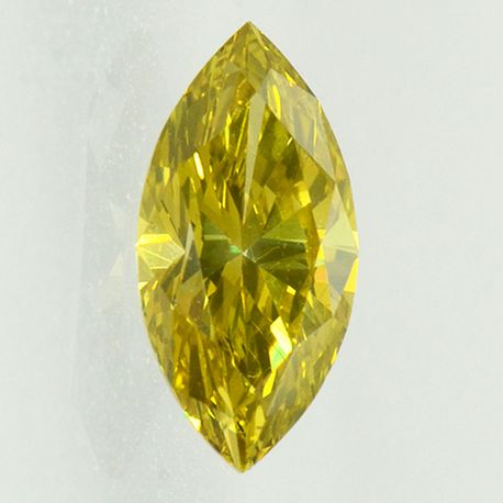 Marquise Diamond Fancy Yellow Color Certified 1.00 Carat VS1