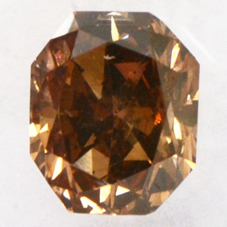 Radiant Cut Diamond Natural Fancy Brown 1.07 Carat SI2 IGI Certificate