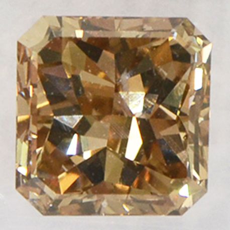 Radiant Cut Diamond Natural Fancy Brown 1.00 Carat SI2 IGI Certificate