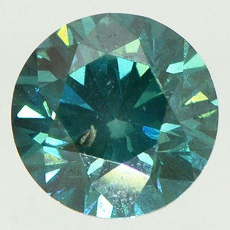 Round Shape Diamond Fancy Green Color VS2 1.26 Carat