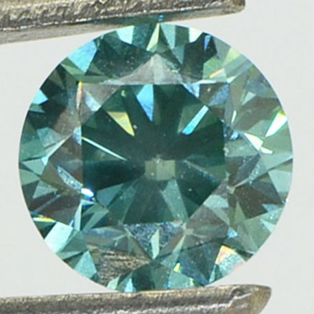 Round Diamond Fancy Green Loose 1.10 Carat VS1