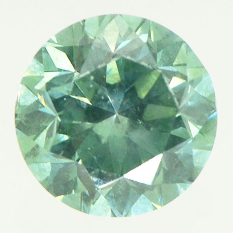 Round Shape Diamond Fancy Green Color VS2 1.52 Carat