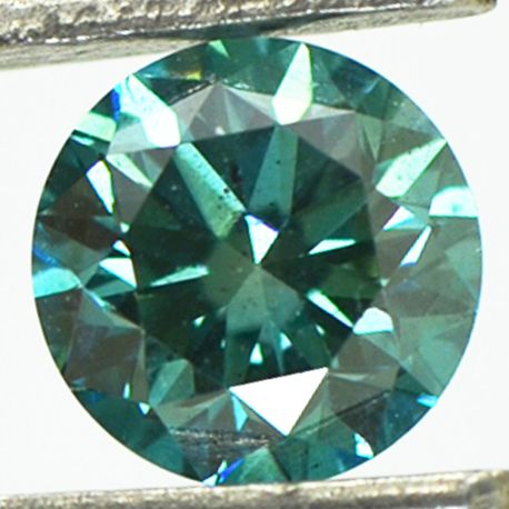 Loose Blue Round Diamond 0.79 Carat VS2