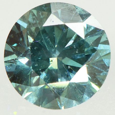 Round Cut Diamond Fancy Green Color Loose 1.98 Carat VS2