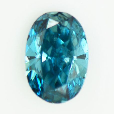 Oval Cut Diamond Loose Fancy Blue Color 1.00 Carat VS2