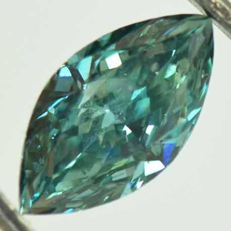 Marquise Diamond Fancy Green Color 1.00 Carat VS2