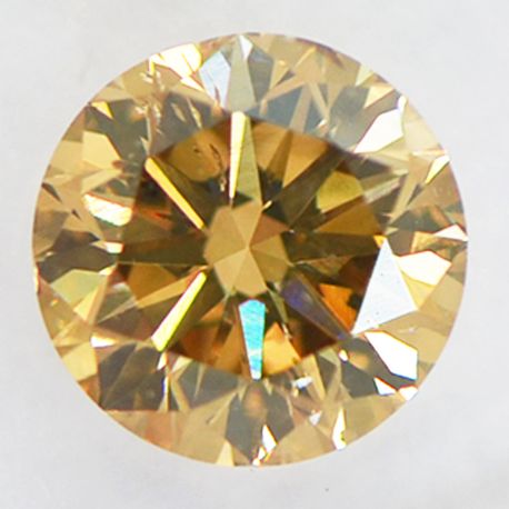 Round Cut Diamond Fancy Brown 1.50 Carat SI2 IGI Certificate