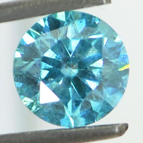 Loose Round Diamond Fancy Blue 1.13 Carat SI2