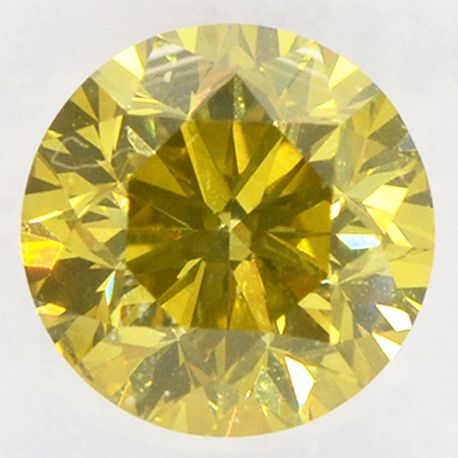 Round Cut Diamond Fancy Yellow 1.19 Carat SI1 IGI Certificate